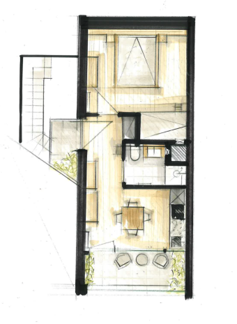 Pianta Alloggi | haus urban B&B | Appartamento Schwarzhorn